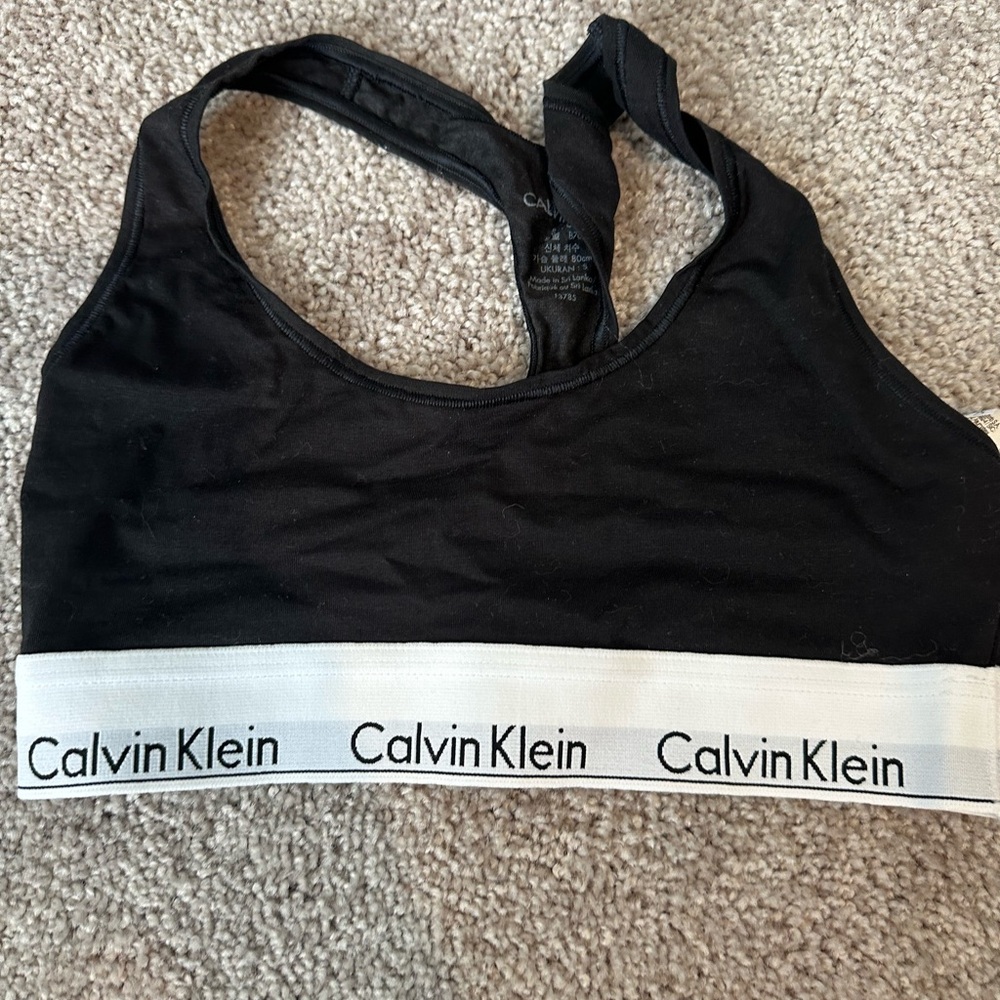 Calvin Klein Charcoal Bralette